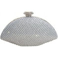 thumbnail image 1 of Kukuzhu Rhinestone Evening Handbags Women Chic Shell Shiny Party Evening Clutch Purse, 1 of 4