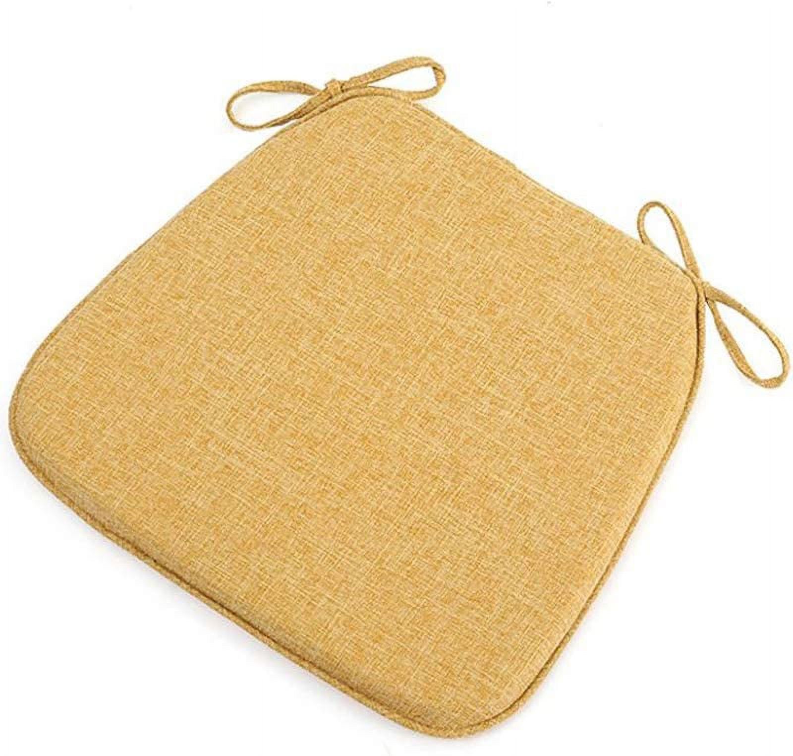 Kukuzhu Set of2/4/6 Non Slip Chair Pad UShaped Seat Cushion with Ties Office Chair Cushions for