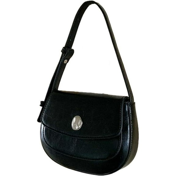 Kukuzhu Shoulder Bag Women Retro Designer Hobo Bag Casual Leather Small Traveling Tote Bag Purse