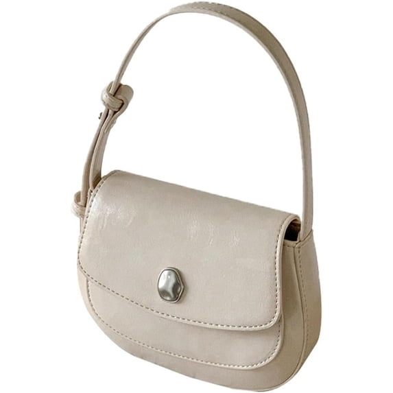 Kukuzhu Shoulder Bag Women Retro Designer Hobo Bag Casual Leather Small Traveling Tote Bag Purse