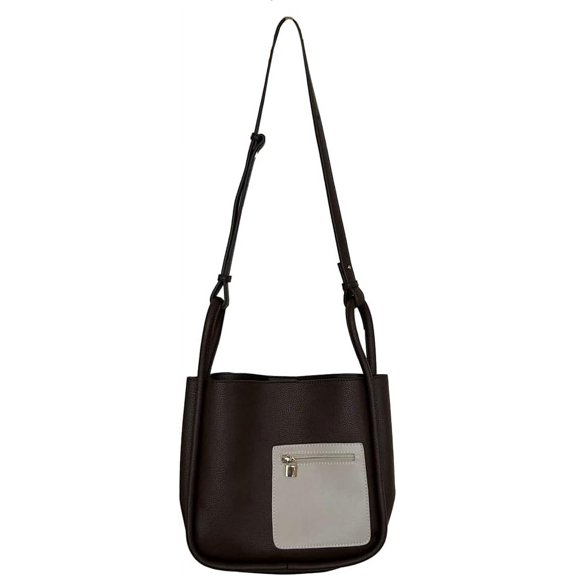 Kukuzhu Shoulder Bag Women's PU Leather Totes Lightweight Hobo Crossbody Bag Bucket Purse Handbag Work Top Handle Bag