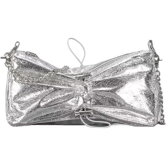 Kukuzhu Shoulder Bag for Women,Chic Drawstring Hobo Bag Evening Purses Stylish Handbag for Travel Party Vacation 2023