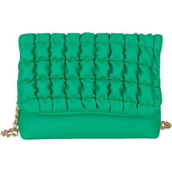 Kukuzhu Shoulder Bags for Women Bubble Chain Bag Casual Cute Small Square Bag