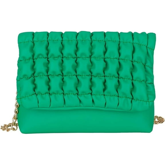 Kukuzhu Shoulder Bags for Women Bubble Chain Bag Casual Cute Small Square Bag