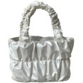 thumbnail image 1 of Kukuzhu Shoulder Bags for Women Fashion Bucket Hobo Bag Casual Pleated Tote Handbag, 1 of 6
