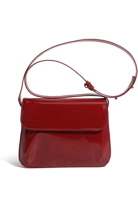 Small Shoulder Bag Y2K Purse for Women Crossbody Purse Flap Clutch Bag Classic Retro Satchel Handbag