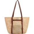 thumbnail image 1 of Kukuzhu Straw Beach Bag, Summer Woven Tote Bag Large Shoulder Handbag Straw Purses and Handbags for Women Vacation, 1 of 7