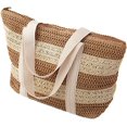 thumbnail image 1 of Kukuzhu Straw Beach Bag Women Summer Handmade Woven Large Tote Bag Striped Straw Handbag Shoulder Bag for Travel Vacation, 1 of 6