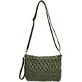 thumbnail image 1 of Kukuzhu Straw Clutch Purses Women Summer Beach Crossbody Bags Handwoven Straw Shoulder Bags Clutch Handbags, 1 of 3