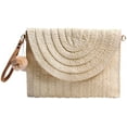 thumbnail image 1 of Kukuzhu Straw Clutch Purses for Women Summer Beach Bags Envelope Woven Clutch Handbags, 1 of 6