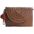 thumbnail image 1 of Kukuzhu Straw Clutch Purses for Women Summer Beach Bags Envelope Woven Clutch Handbags, 1 of 6