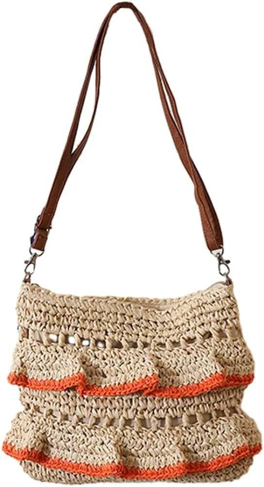 Clutch Purse Small Beach Purse Small Purse LUI SUI Woven Straw