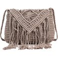 thumbnail image 1 of Kukuzhu Straw Crossbody Bags for Women, Summer Straw Purses and Handbags with Tassels Shoulder Clutch Bag for Vacation, 1 of 7