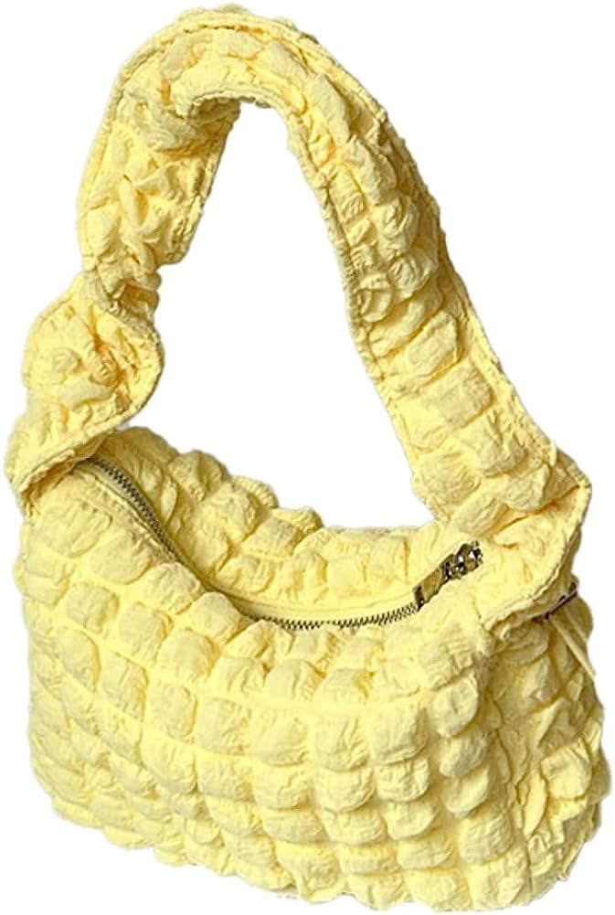 Kukuzhu Tote Bag Purse for Women Puffer Bag Lightweight Cloud 