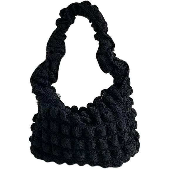 Kukuzhu Tote Bag Purse for Women Puffer Bag Lightweight Cloud Handbag Puffy Tote Bag Casual Quilted Padding Shoulder Bag