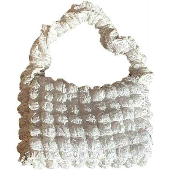 Kukuzhu Tote Bag Purse for Women Puffer Bag Lightweight Cloud Handbag Puffy Tote Bag Casual Quilted Padding Shoulder Bag