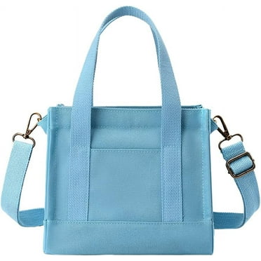 Kukuzhu Tote Bag Women Canvas Handbag Hobo Crossbody Bag for Women Canvas Shoulder Bag Purse Mini Tote