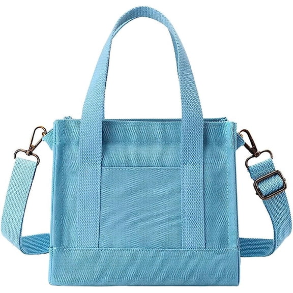 Kukuzhu Tote Bag Women Canvas Handbag Hobo Crossbody Bag for Women Canvas Shoulder Bag Purse Mini Tote