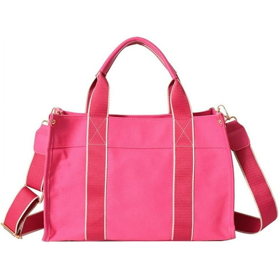 Kukuzhu Tote Bag Women Canvas Tote Crossbody Shoulder Handbags Casual College Bag Stylish Hobo Bag 2023
