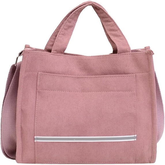 Kukuzhu Tote Bag Women Stylish Satchel Bags Corduroy Fahion Hobo Bag Small Handbag