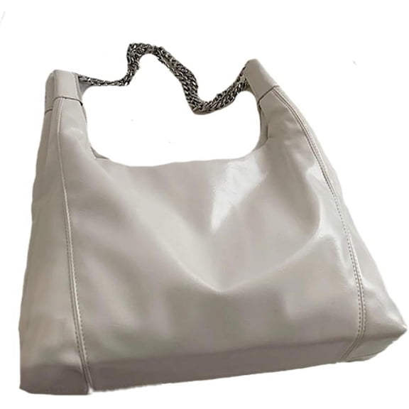 Kukuzhu Tote Bag Women's PU Leather Shoulder Bag Lightweight Hobo Bucket Armpit Purse Handbag Work Top Handle Bag