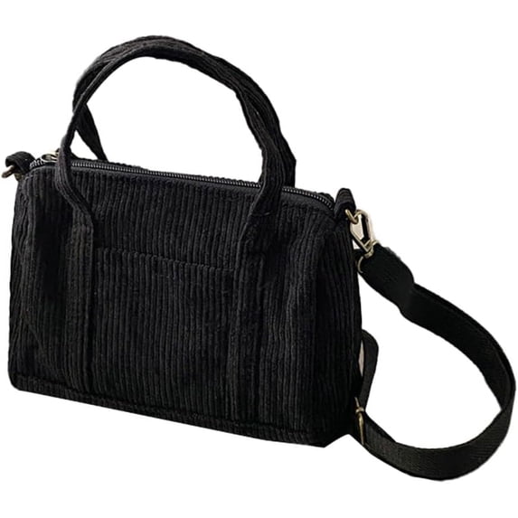 Kukuzhu Tote Bag for Women Corduroy Shouder Bag Fashion Hobo Bag Purse