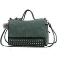 thumbnail image 1 of Kukuzhu Tote Bag for Women Large Crossbidy Bag Handbag Rivet Hobo Shoulder Bag Retro Satchel Tote Bag Casual Messenger Bag Purse, 1 of 3