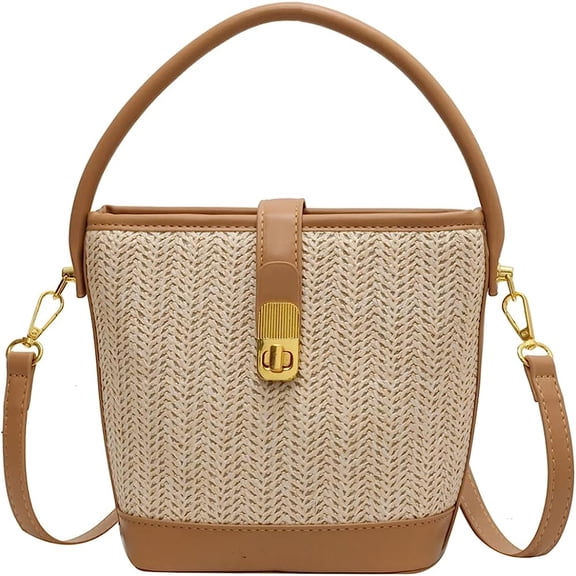 Kukuzhu Tote Bag for Women Straw Purses Stylish Summer Beach Straw Tote HandWoven Hobo Purses and Handbags 2023