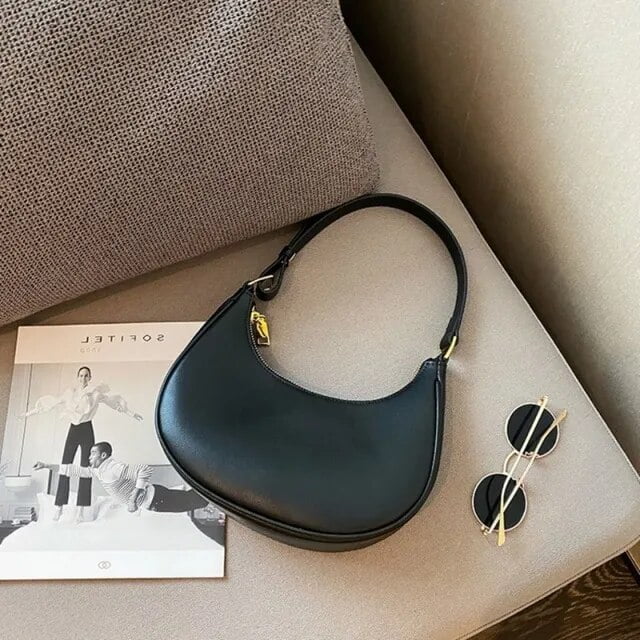 ●PIGMENT●HALF-MOON PADDING BAG_CREAM / 大きくて軽い Kukuzhu-Trendy-Advanced-Half-