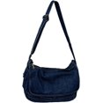 thumbnail image 1 of Kukuzhu Unisex Denim Tote Bag Casual Canvas Bag Denim Shoulder Bag Retro Crossbody Bag Large Hobo Bag Lightweight Messager Bag, 1 of 7