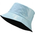 thumbnail image 1 of Kukuzhu Unisex Stylish Waterproof Bucket Hat PU Leather Rain Hats Reversible Packable Multicolor Travel Sun Fishmen Cap, 1 of 4