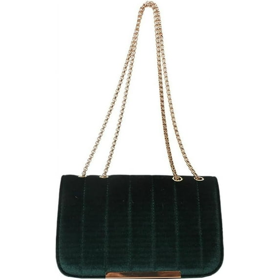 Kukuzhu Velvet Evening Bag for Women Satin Fabric Y2k Shiny Shoulder Clutch Bag Envelope Formal Party Crossbody Purse