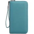 thumbnail image 1 of Kukuzhu Wallet for Women RFID Blocking Leather Credit Card Wallet Travel Passport Phone Purse with Removable Wrist Strap, 1 of 7