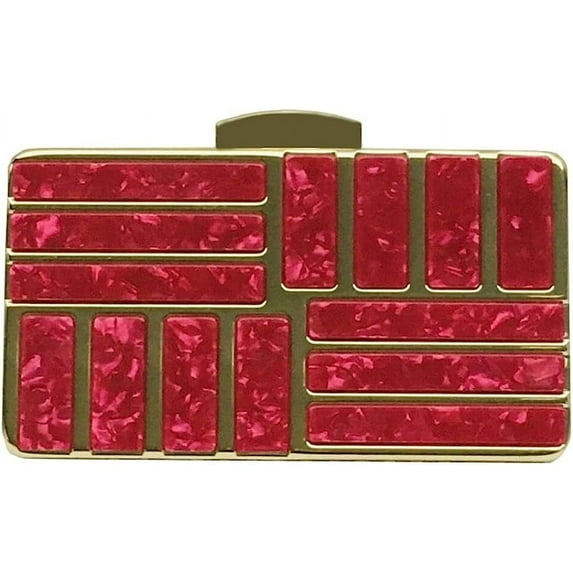 Kukuzhu Wedding Acrylic Evening Bags Purses Women Chic Banquet Chain Crossbody Bag for Party Prom