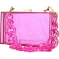 thumbnail image 1 of Kukuzhu Women Acrylic Transparent Evening Bags Purses Clutch Bag Chic Banquet Chain Crossbody Bag Handbag for Party Prom, 1 of 7