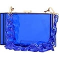 thumbnail image 1 of Kukuzhu Women Acrylic Transparent Evening Bags Purses Clutch Bag Chic Banquet Chain Crossbody Bag Handbag for Party Prom, 1 of 6
