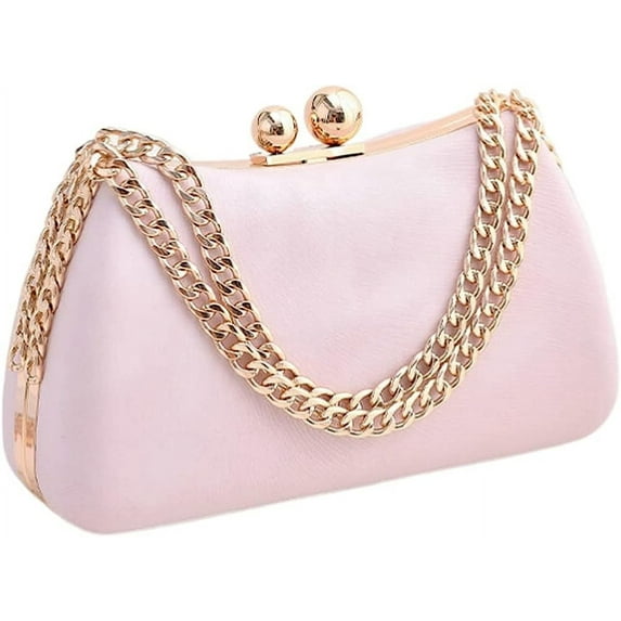 Kukuzhu Women Chic Evening Bags Purses Clutch Bag Banquet Chain Crossbody Bag Handbag for Party Prom