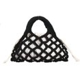 thumbnail image 1 of Kukuzhu Women Cotton Rope Top-handle Bag Summer Beach Handwoven Handbag Cotton Crochet Fishing Net Handbag Casual Bag Pouch Purse, 1 of 7