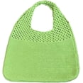 thumbnail image 1 of Kukuzhu Women Crochet Bag Knitted Tote Bag Grunge Tote Bag Cottagecore Shoulder Bags Mesh Hollow Casual Classic Purse, 1 of 3
