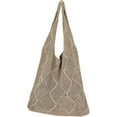 thumbnail image 1 of Kukuzhu Women Crochet Mesh Beach Tote Bag Summer Beach Bag Aesthetic Crochet Bags Shoulder Handbags Hollow Knit Hobo Bag, 1 of 7