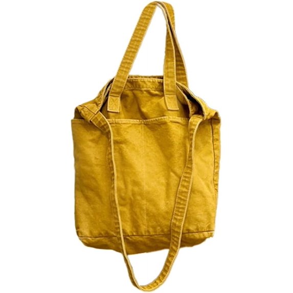 Kukuzhu Women Denim Shoulder Bag Denim Tote Handbag Canvas Messenger Bag Canvas Shouder Handbag Large Hobo Crossbody Bag