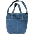 thumbnail image 1 of Kukuzhu Women Denim Shoulder Bag Denim Tote Handbag Canvas Messenger Bag Canvas Shouder Handbag Large Hobo Crossbody Bag, 1 of 7