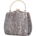 thumbnail image 1 of Kukuzhu Women Evening Bags Chic Marble Wedding Party Evening Clutch Purse Crossbody Bag, 1 of 6
