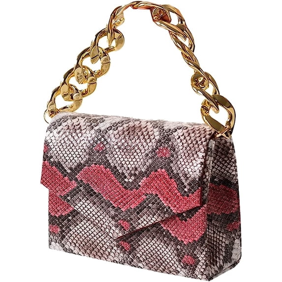 Kukuzhu Women Evening Bags Chic Pattern Party Chain Evening Crossbody Bag Handbag