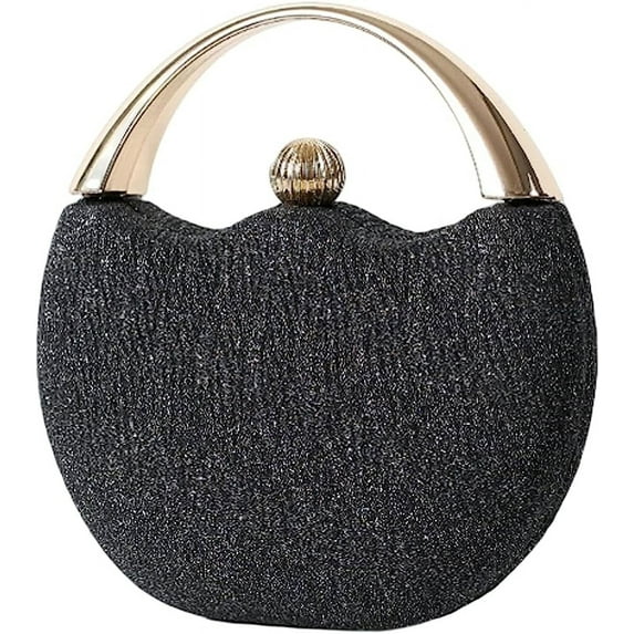 Kukuzhu Women Evening Bags Fashion Round Wedding Party Evening Clutch Purse Handbag