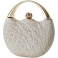 thumbnail image 1 of Kukuzhu Women Evening Bags Fashion Round Wedding Party Evening Clutch Purse Handbag, 1 of 7