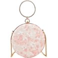 thumbnail image 1 of Kukuzhu Women Floral Round Shoulder Bags Small Fashion Evening Purse Chic Chain Crossbody Bag, 1 of 7
