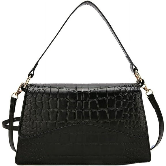 Kukuzhu Women Hobo Bag Tote Bag Square Shiny Elegant Chic Casual Shoulder Bag