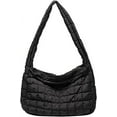 thumbnail image 1 of Kukuzhu Women Large Quilted Puffer Tote Bag Puffy Padded Down Winter Crossbody Bag Trendy Y2k Shoulder Bag Nylon Cloud Shopper Bag, 1 of 7