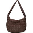 thumbnail image 1 of Kukuzhu Women Large Quilted Puffer Tote Bag Puffy Padded Down Winter Crossbody Bag Trendy Y2k Shoulder Bag Nylon Cloud Shopper Bag, 1 of 7